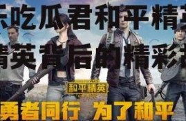 娱乐吃瓜君和平精英,平精英背后的精彩故事
