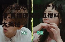 娱乐圈吃瓜爆料户外直播,直播现场吃瓜爆料大揭秘
