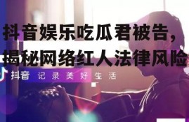 抖音娱乐吃瓜君被告,揭秘网络红人法律风险