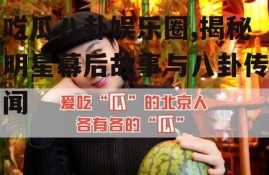 吃瓜八卦娱乐圈,揭秘明星幕后故事与八卦传闻
