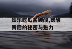 娱乐吃瓜酱碳酸,碳酸背后的秘密与魅力