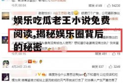 娱乐吃瓜老王小说免费阅读,揭秘娱乐圈背后的秘密
