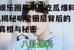 娱乐圈男明星吃瓜爆料,揭秘明星圈层背后的真相与秘密