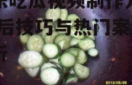 娱乐吃瓜视频制作方法,幕后技巧与热门案例解析