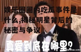 娱乐圈圈内吃瓜事件是什么,揭秘明星背后的秘密与争议