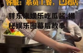 胖东来娱乐吃瓜酱,揭秘娱乐圈幕后故事