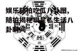 娱乐随拍吃瓜八卦图,随拍揭秘明星私生活八卦瞬间