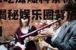 娱乐吃瓜爆料蔡徐坤视频,揭秘娱乐圈背后的真相