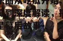 娱乐圈从吃瓜开始,从吃瓜到深度解读，揭秘明星幕后故事
