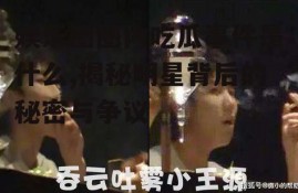 娱乐圈圈内吃瓜事件是什么,揭秘明星背后的秘密与争议
