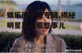 娱乐圈吃瓜专辑,揭秘明星幕后那些事儿