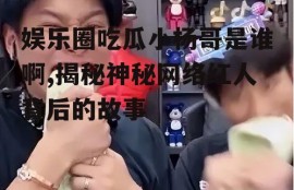 娱乐圈吃瓜小杨哥是谁啊,揭秘神秘网络红人背后的故事