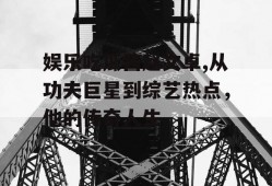 娱乐吃瓜酱赵文卓,从功夫巨星到综艺热点，他的传奇人生