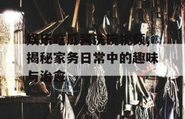 娱乐吃瓜酱洗碗视频,揭秘家务日常中的趣味与治愈
