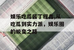 娱乐吃瓜酱丁程鑫,从吃瓜到实力派，娱乐圈的蜕变之路