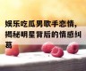 娱乐吃瓜男歌手恋情,揭秘明星背后的情感纠葛
