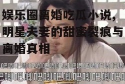 娱乐圈离婚吃瓜小说,明星夫妻的甜蜜裂痕与离婚真相