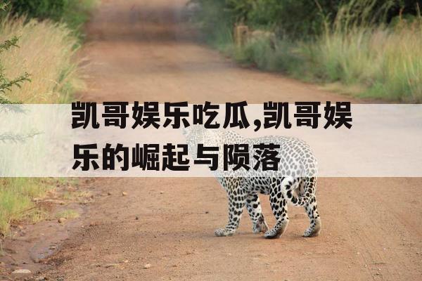 凯哥娱乐吃瓜,凯哥娱乐的崛起与陨落